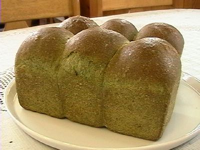 よもぎ食パンローフ型食パン